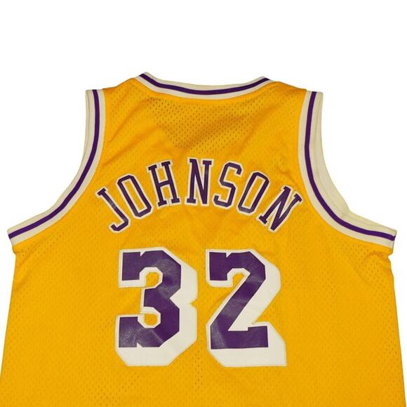 Adidas Hardwood Classics Los Angeles Lakers Magic Johnson #32 Jersey - Size M - Picture 6 of 7